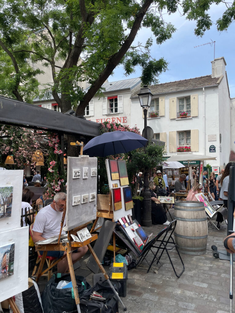 Place du Tetre, Montmartre in Parijs