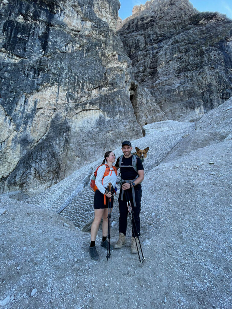 Hiken bij Sassolungo Langkofel